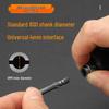 Magnetic 4mm Electric Screwdriver Bit with 800 Internal Hexagon, 5-Star Slotted, and Triangular Bit, 3C