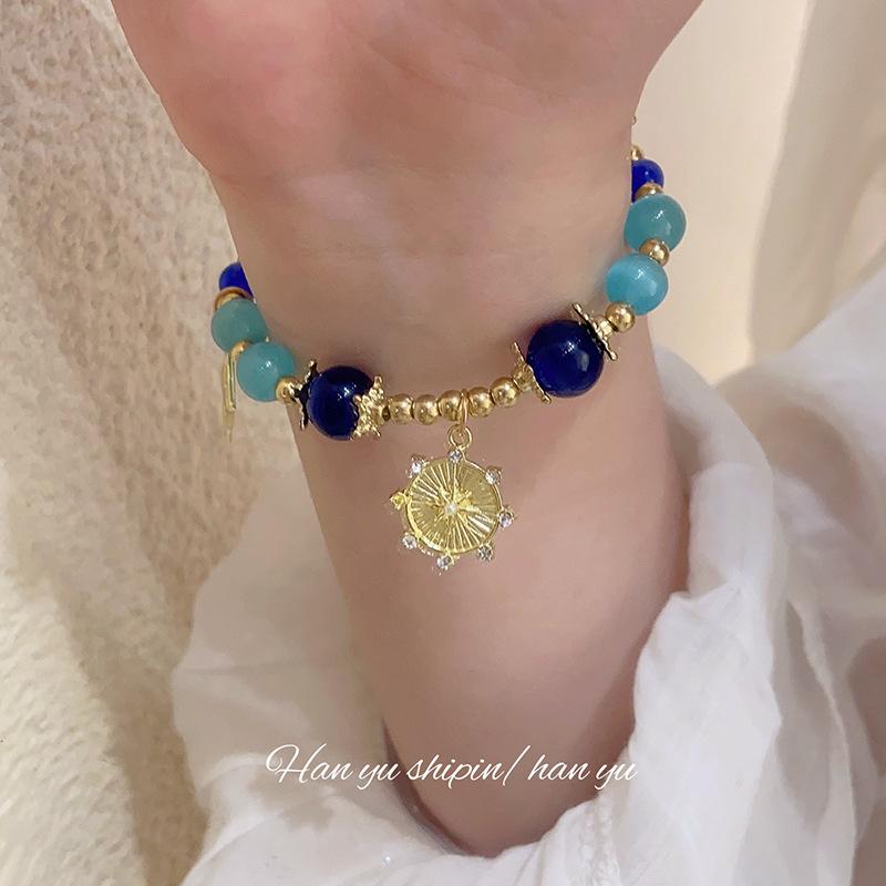 New Fashion Anime Jewerly Genshin Impact Wanderer Yae Miko Scaramouche Cosplay Fox Pendant Beads Bracelet Costume Props Gifts