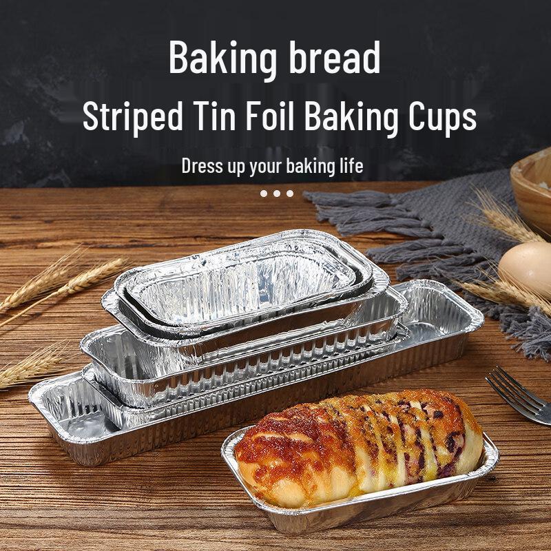 Kashicong Disposable Rectangular Aluminum Foil Trays