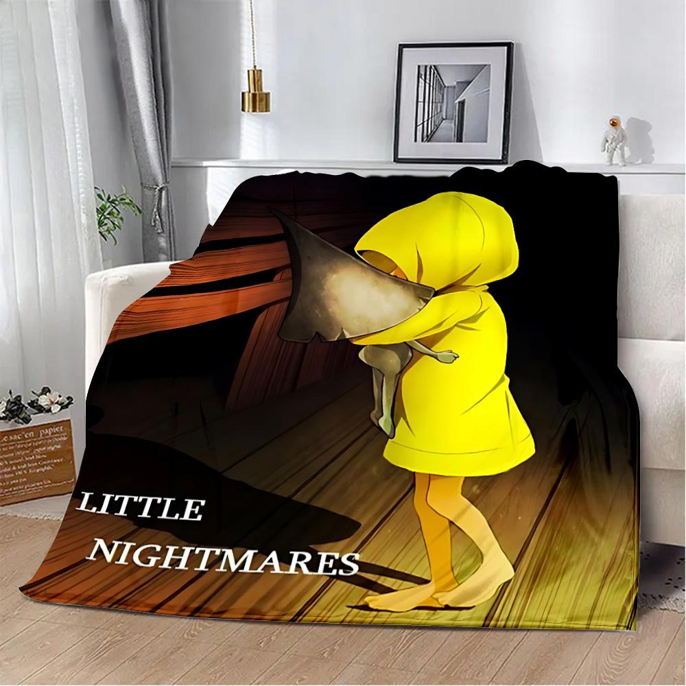 Horror Game Little Nightmares Printed Blanket Picnic Blankets Warm Blanket Soft Comfortable Blanket Home Travel Birthday Gift