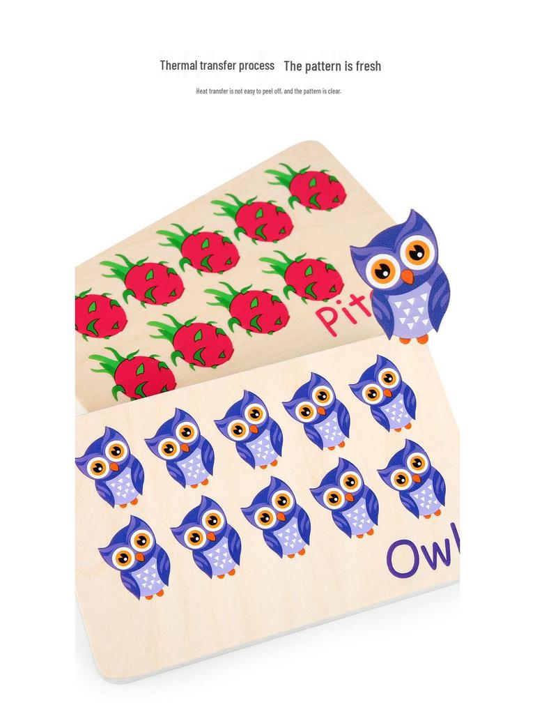 Montessori Number & Color Matching Board Game for Kindergarten - Enhances Fine Motor Skills & Early Education, 1-10 Cognitive Learning Toy