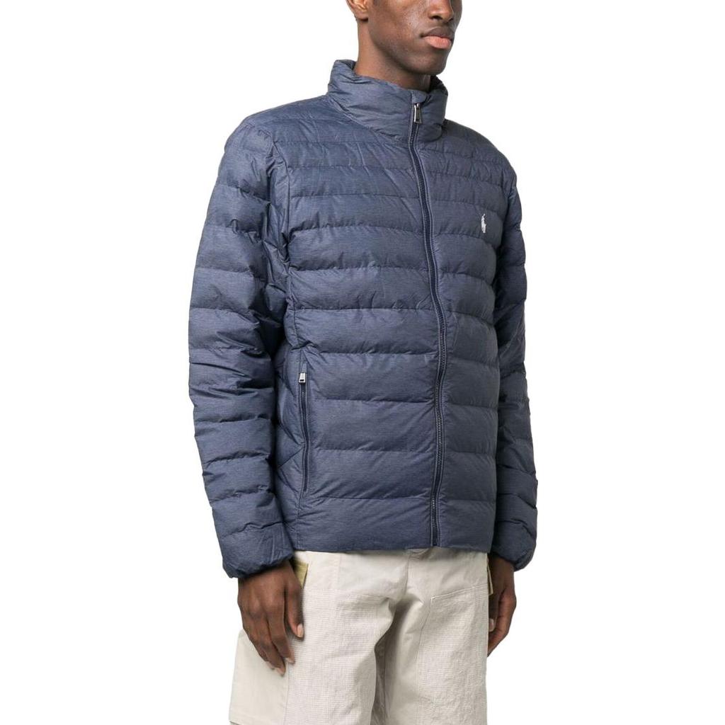 Polo Ralph Lauren Solid Logo Zip-Up Jacket Men Jackets Blue 710810897-029