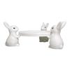 Rabbit Plate 3D Printed Easter Bunnies Cake Stand Serving Tray for Desserts Jewellery Wedding Crafts Decoration Gift