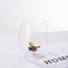 New 3D Cartoon Animal Figurine Glass Cup Wall Glass Coffee Mugs Teacup Espresso Glass Milk Mug For Desktop Decoration