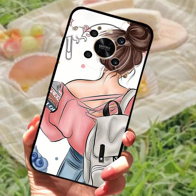 For Honor X 9 4G Case Silicone Soft Marble Protective Covers For Honor X9 Cases Fashion Black Bumper for Huawei Honor X 9 Fundas