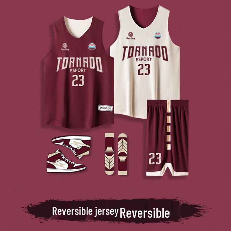 Reversible American Basketball Jersey Set M-6XL