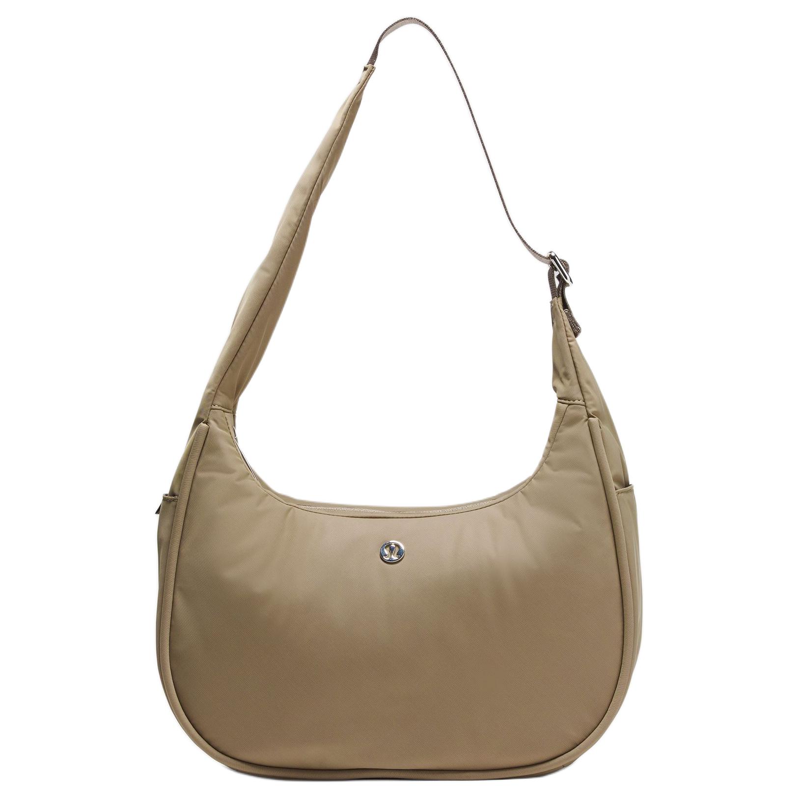 Lululemon 4L Metal Logo Zipper Closure Recycled Nylon Mini Shoulder Bag Women bags Deer-Brown LW9FRES-313561 Deer Umber 16790₽