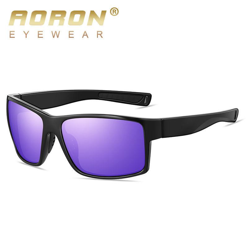 

Fashion Polarized Sunglasses Outdoor Classic PC Frame Driving Fishing Sports Glasses GZW фіолетовий