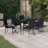 7 Pcs Garden Dining Set
