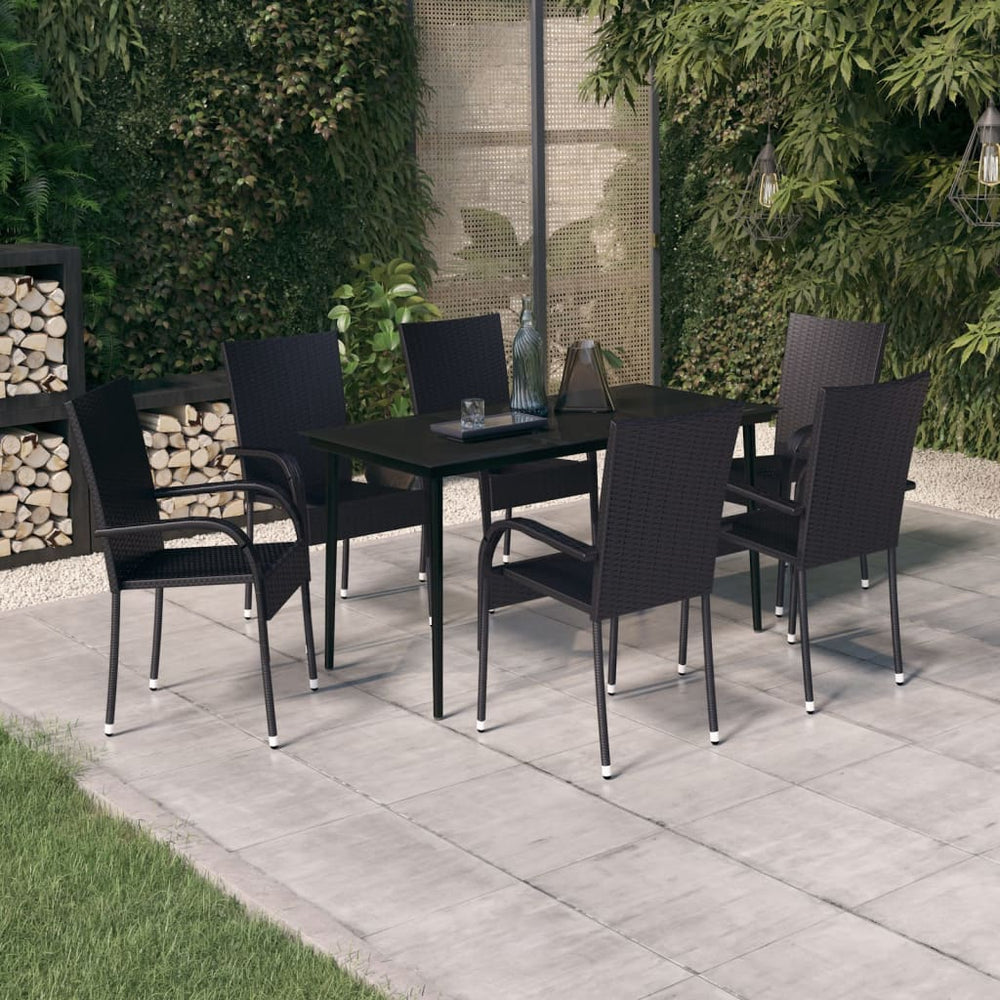 Ensemble à manger de jardin 7 pcs