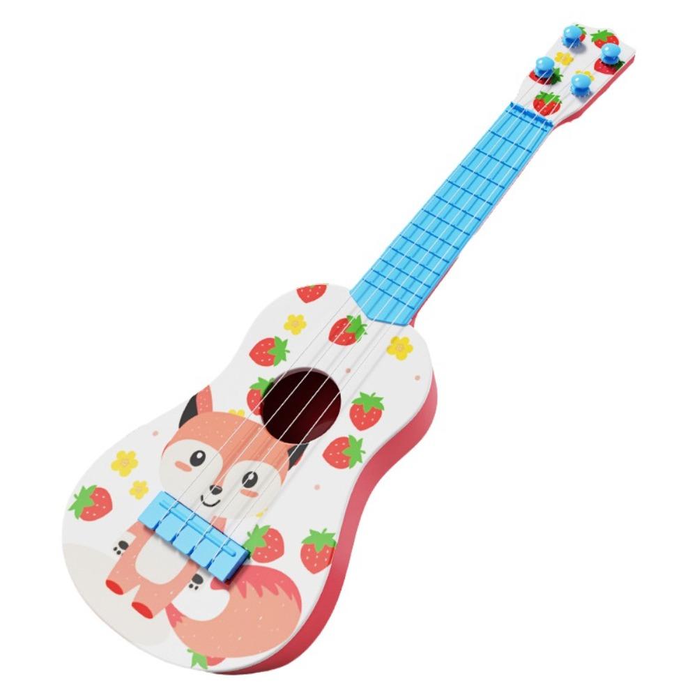 4 Strings Simulated Guitar Toy Educational Toy Musical Instrument  Play Activity Style C