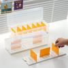 Clear Plastic Compartmentalized Organizer Box Holds 550+ Game Cards Storage Box With Adjustable Divider For Ptcg/Mtg Cards