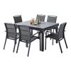 Wilsa Garden Modulo T 6 / 10 + F 6 Full Alu Grey Garden Furniture Set