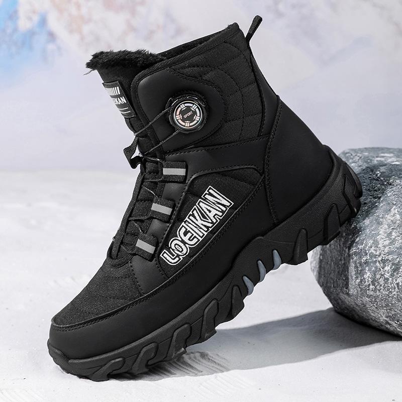 new style men's casual fashion warm snow boots, low temperature resistant, autumn and winter style