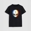 Hip-hop Youth Abstract Art Vertigo Print Sports Men Round Neck Short Sleeve T-shirt