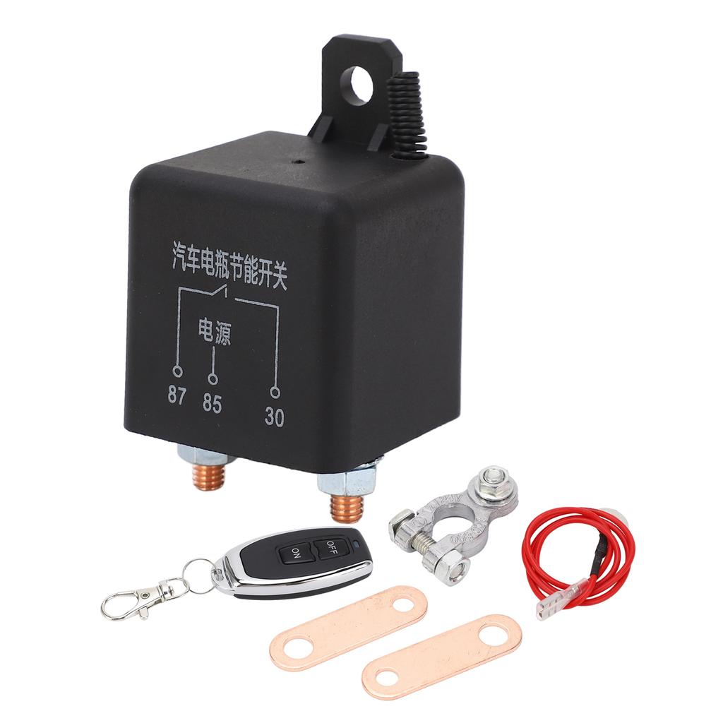 12V 200A Car Battery Breaker Wireless Remote Control Power Off Switch Start Relay with Cable
