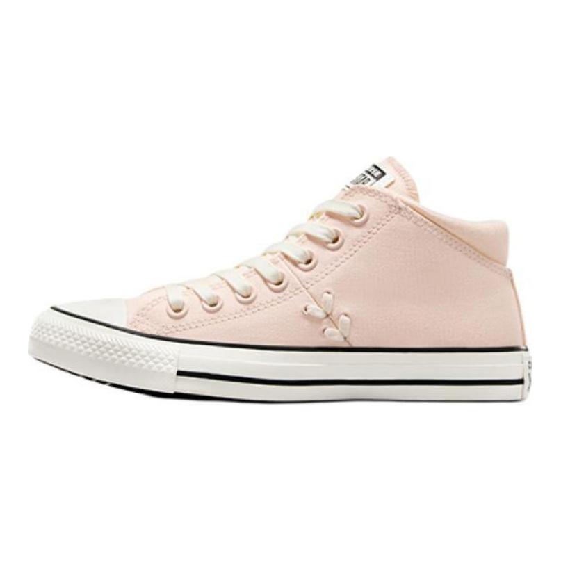 Converse Chuck Taylor All Star Madison Crafted Laces Comfortable Versatile Mid-Top Canvas Shoes Women sneakers Pink A10632C