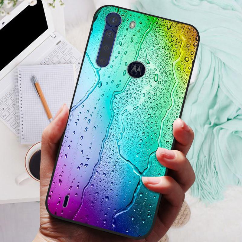 For Motorola One Fusion Case Black Bumper Soft Silicone Cover For Moto One Fusion Plus Phone Cases OneFusion Fusion+ Funda Shell