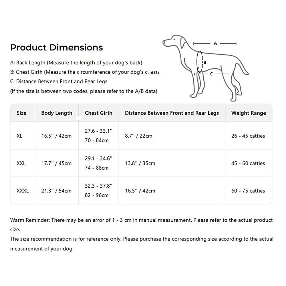 

Senior Dog Harness Dogs Leg Support Breathable Adjusable Sling For Mobility Daily Walking Movement Senior Care Assisted Living XL чорний