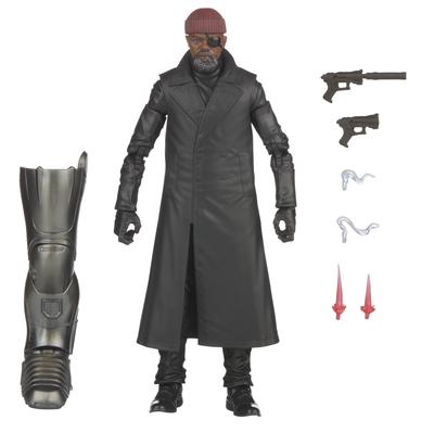 Hasbro Marvel Legends Serie Nick Hemmelig Samleobjekt Action Alder 4 og Autentisk Fury, Invasion, 6-tommers (15 cm) Figur, Opp, F6537,