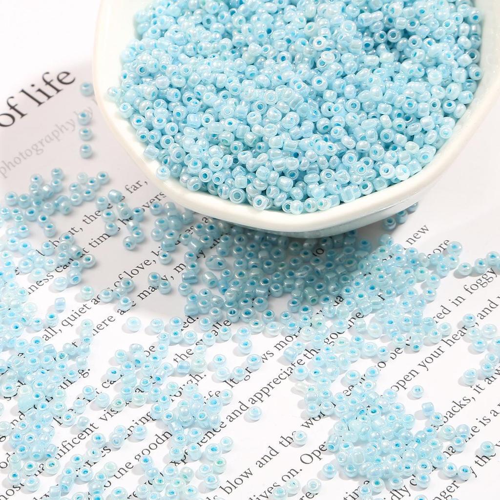 2/3mm Colored Glass Beads for DIY Jewelry Bracelets