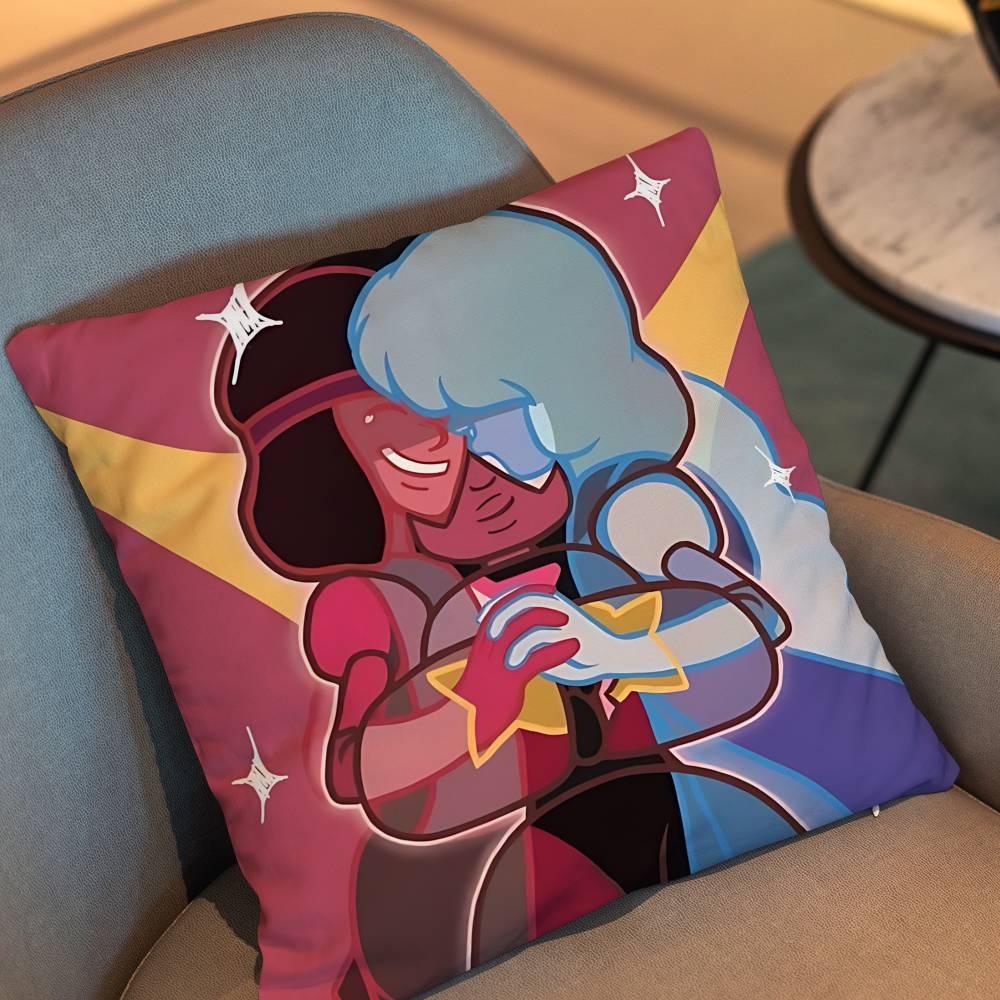 Federa Cuscino Steven Universe Granato Spinello Federa Cuscino Copricuscino per Divano Soggiorno Adatto per Decorazione Casa Camera da Letto