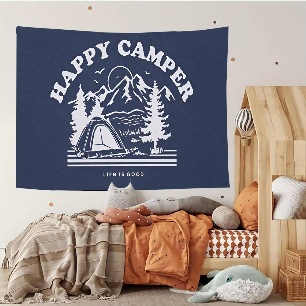 

Happy CCampers Tapestry Customizable Tapestries Of Various Styleswall Hangings Celebrity Photo Printingwall Hangings 74x94cm(29x37in)