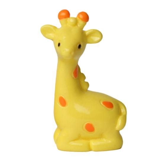 

Mini Resin Giraffe Figurine Tiny Giraffe Ornaments Cute Animal Miniature Decoration B