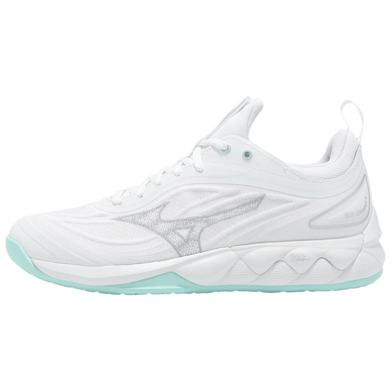 

Mizuno Женские кроссовки Wave Luminous 3 Белые с синим оттенком V1GC242045 36⅔