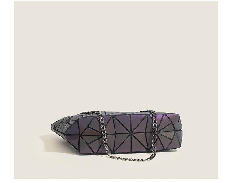 Luminous Diamond-Pattern Shoulder Crossbody Bag - Trendy, Versatile, Fashionable Korean Style for Women 2025