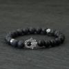 Nieuwe Heren Strandarmband Klassieke Fatima Armband Natuurlijke Vulkanische Steen Armband Meditatie Tibetaanse Armband Armband Heren Polsband