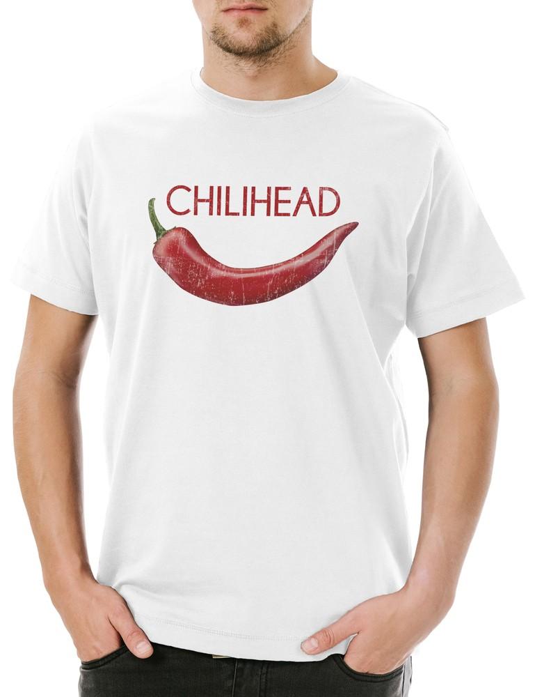 Chilihead Mens T-Shirt Chili Pods Peppers Hottie Hotty Hot Girl Sweet Cute