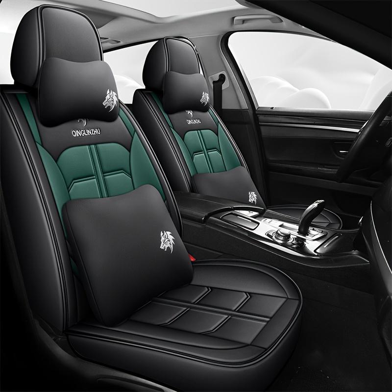 Husă scaun auto cu 5 locuri, pernă pentru scaun auto, set complet, impermeabil SUV, husă scaun auto din piele PU, husă universală pentru scaun auto compatibil cu set complet