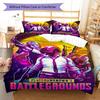 Hoch bewertetes Spiel Muster Bettwäsche Steppdecke Set Bettbezug Kissenbezug Heimdekoration Geburtstagsgeschenk (1 Bettbezug + 2 Kissenbezüge, ohne Füllung)