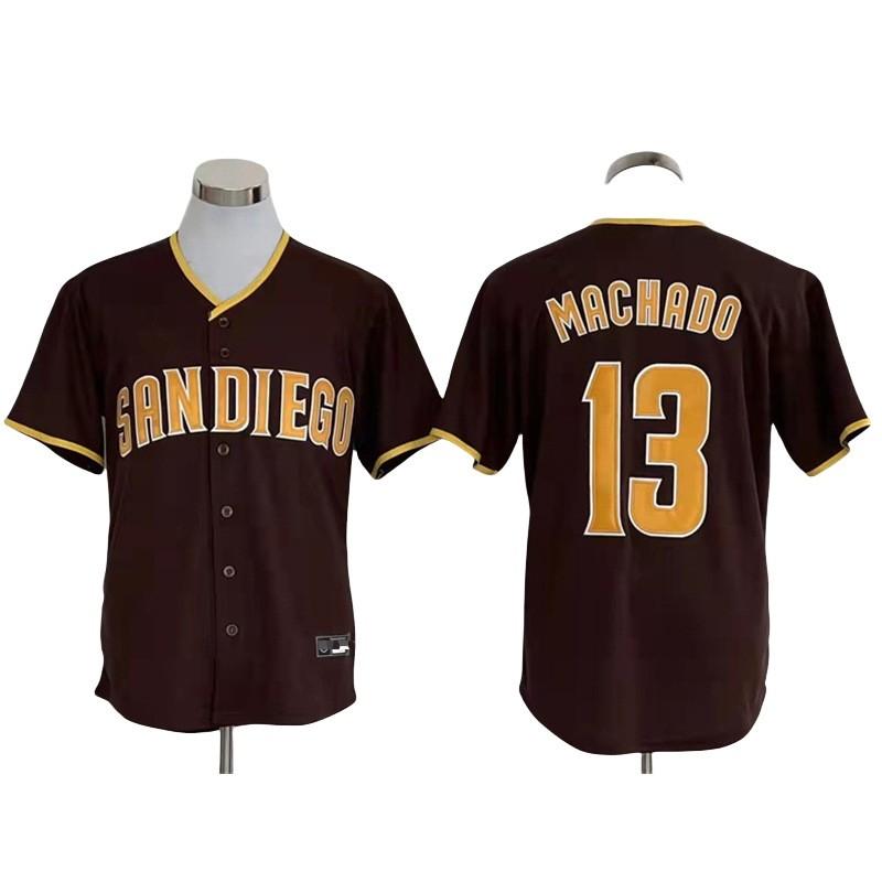 Unisex Baseball Jersey Shirt With Number Embroidery MLB Style Cotton Blend Sportswear Men Women Fall