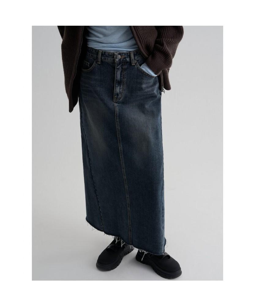 8SECONDS Denim Maxi Skirt Blue