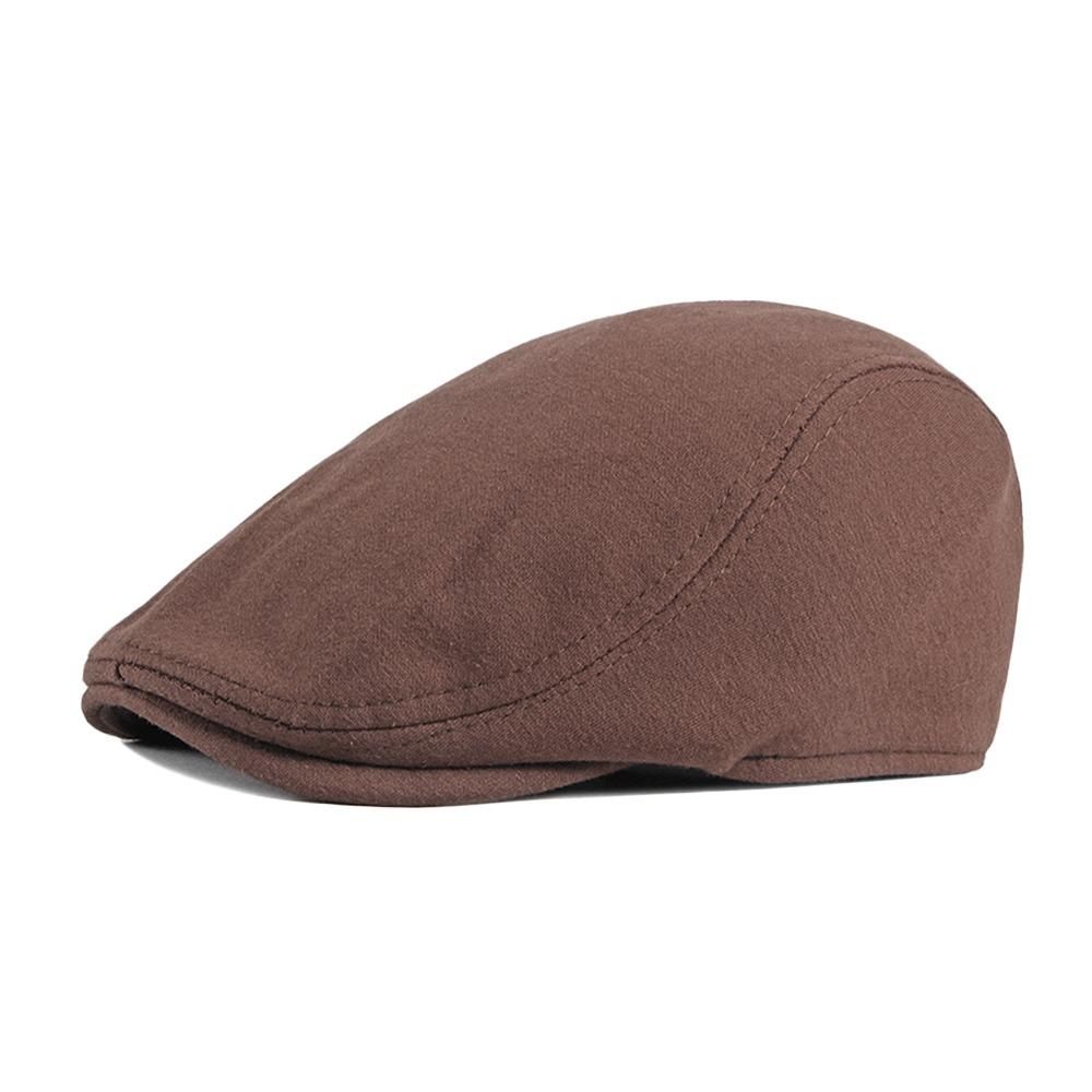 Fashion Soft Beret Hat Casual Retro Painter Hat Adjustable Solid Color Driver Flat Caps Men Women