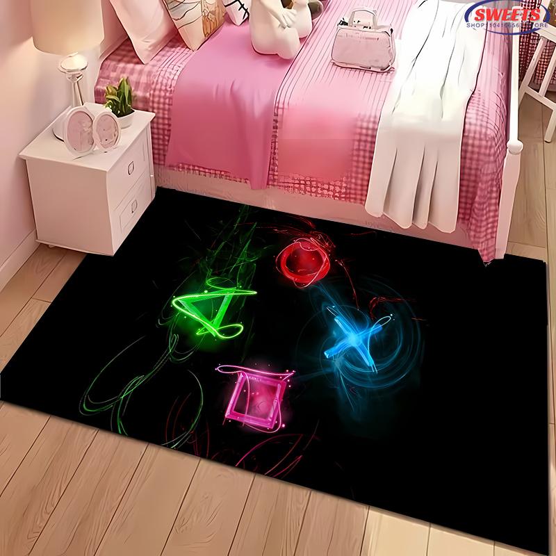 Druk 3D Kontroler do Gier Dywan Wielkopowierzchniowy do Salonu Sypialni Sofa Wycieraczka Kuchenna Mata Podłogowa Antypoślizgowa Dekoracja Trwała Mata