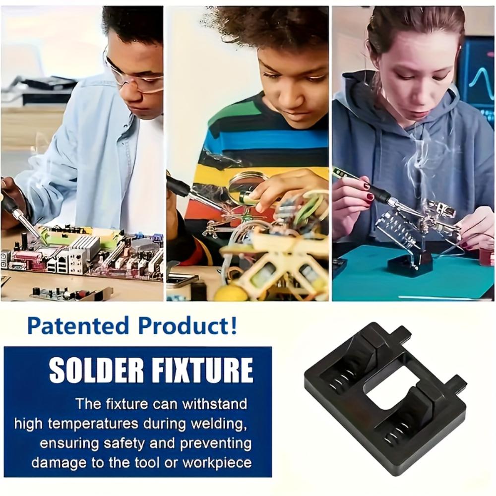 1Pc Professional Wire‑Welding Clamp,Spring‑Grip Portable Adjustable Soldering Holder,Quick‑Release Wire Fixer for Electrical,Renovation Projects