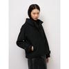 Cozy Melton Short Hooded Coat