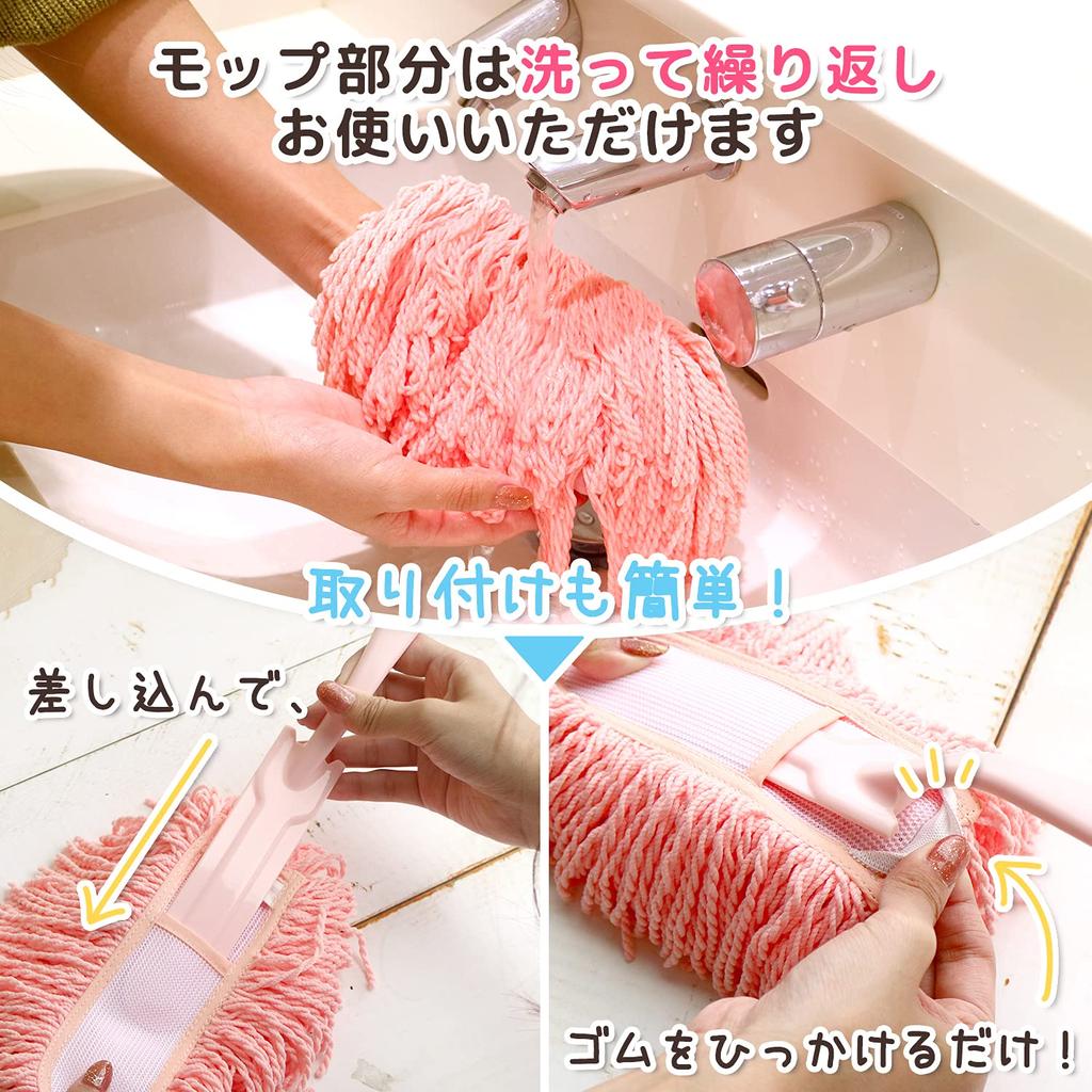 LEC Gekiochikun Quick Handy Microfiber NEO Cleaner Spare Fibers for Dust and Dirt Removal & Set, Chemical-Free, Washable, Ultra-Fine