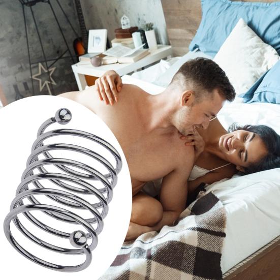 Practical Penis Ring Sex Tool Fast Adaptation Beads Penies Lock Sleeve for Male