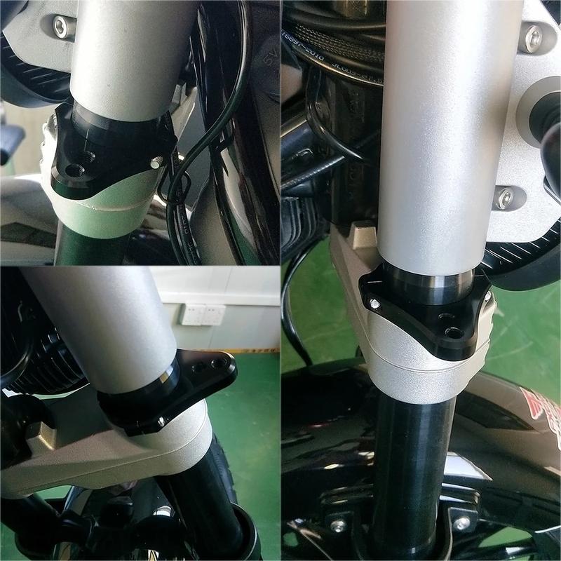27-60MM 30mm 32mm 33mm 35mm 37mm 39mm 41MM Universal Motorcycle Aluminium Steering Damper Fork Frame Mounting Clamp Bracket