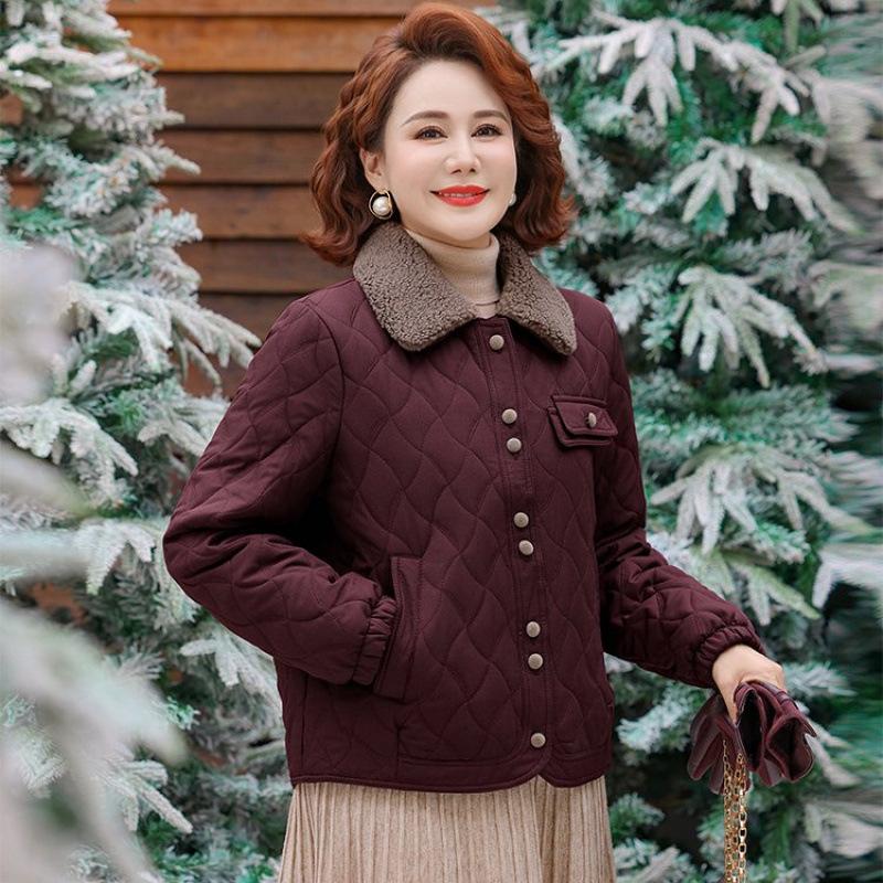 Autumn and winter new short cotton-padded jacket women's warm cotton-padded jacket women