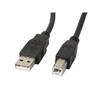LANBERG LANBERG PRINTER CABLE USB MALE TO USB MALE BLACK 1 M