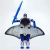 The Access robot figure, manta ray, transforming robot, Seabatron, hero of the blue sea, animal, aquarium toy