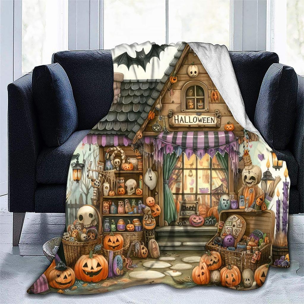 Halloween Print Blanket