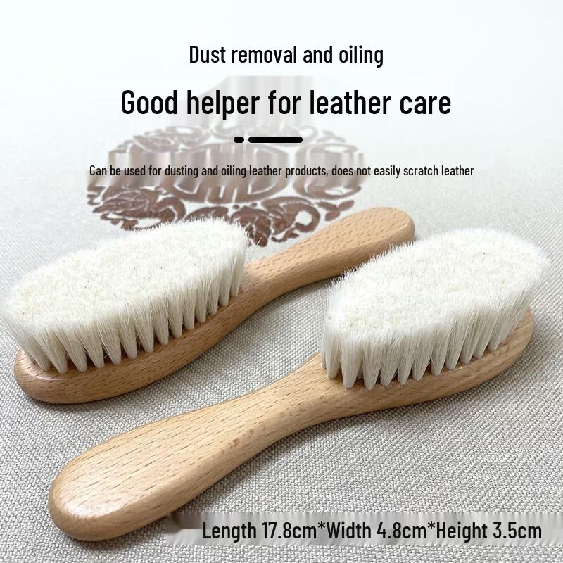 Beechwood Wool Shoe Cleaning Brush