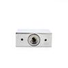 Beugel Hangslot met Pantserijzeren Padlock met Vierkante Sleutel Chroomafwerking 50mm Afmeting en Rondrand Behuizing Diefstalbeveiliging