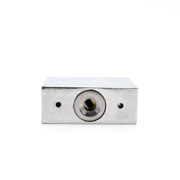 Beugel Hangslot met Pantserijzeren Padlock met Vierkante Sleutel Chroomafwerking 50mm Afmeting en Rondrand Behuizing Diefstalbeveiliging